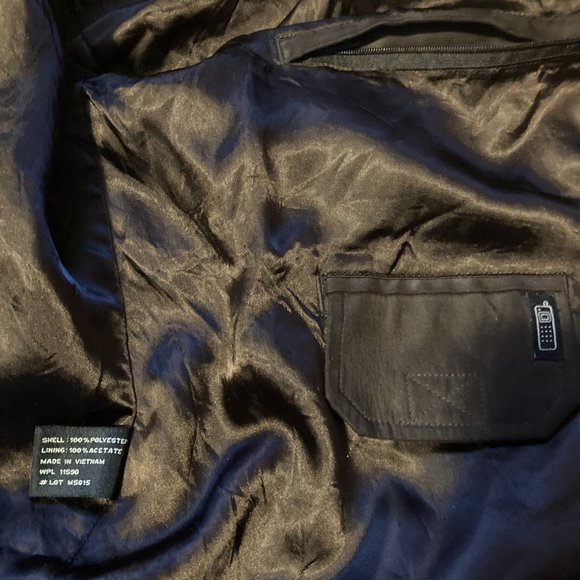 WEATHERPROOF Mens L Micro Suede Bomber JACKET -Mii Amo Spa Sedona -Like new - Picture 8 of 11